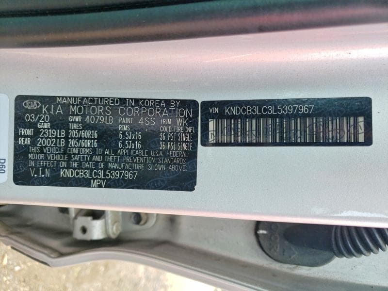 2020 KIA NIRO LX 14
