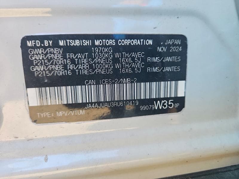 2024 MITSUBISHI RVR ES 14