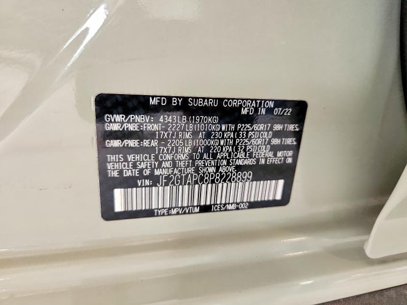2023 SUBARU CROSSTREK PREMIUM 14
