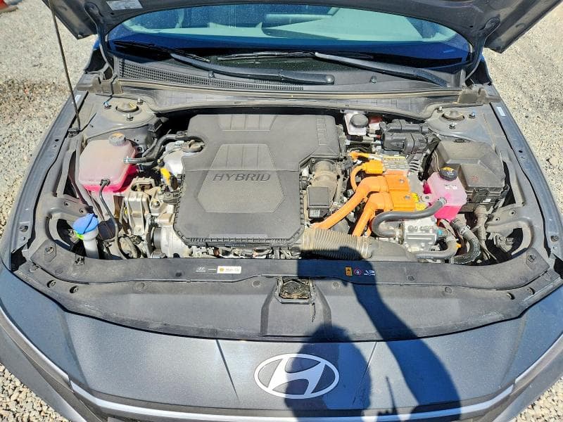 2025 HYUNDAI ELANTRA HYBRID BLUE 11