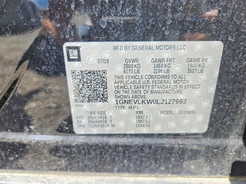 2020 CHEVROLET TRAVERSE LS 13