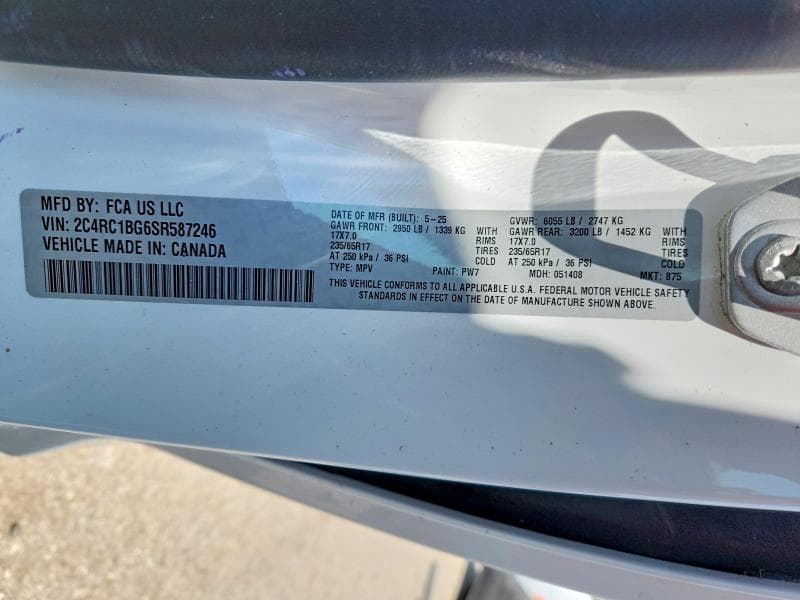2025 CHRYSLER PACIFICA SELECT 14