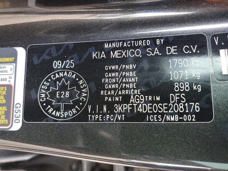 2025 KIA K4 LX 13
