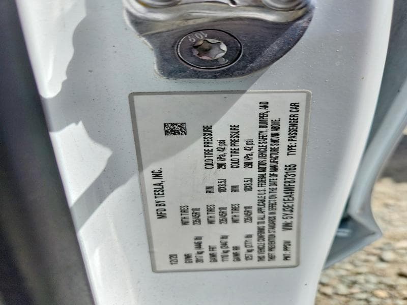 2021 TESLA MODEL 3 12