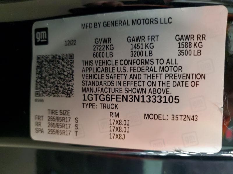 2022 GMC CANYON AT4 12