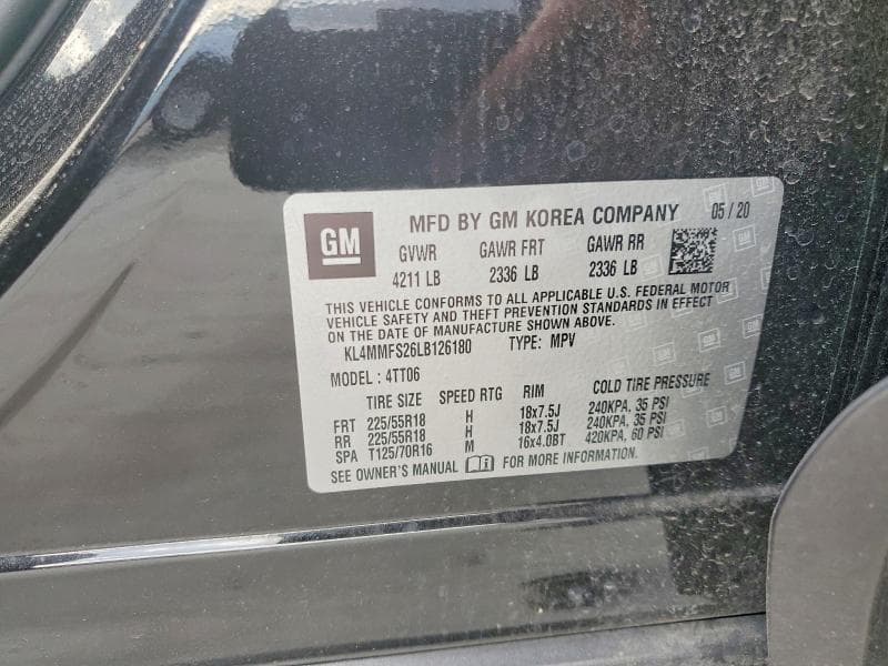 2020 BUICK ENCORE GX ESSENCE 13