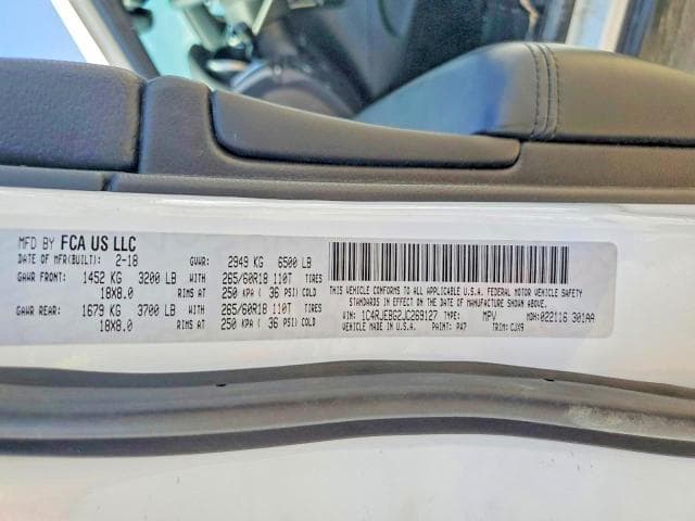2018 JEEP GRAND CHEROKEE LIMITED 14