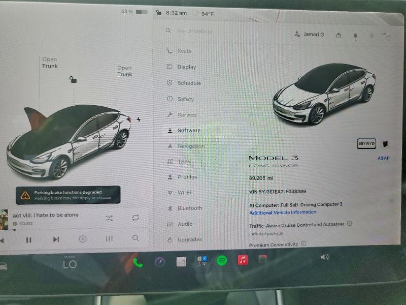 2018 TESLA MODEL 3 9