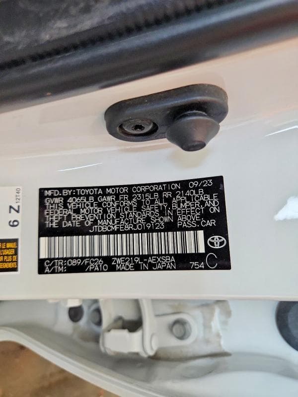2024 TOYOTA COROLLA HYBRID SE 12