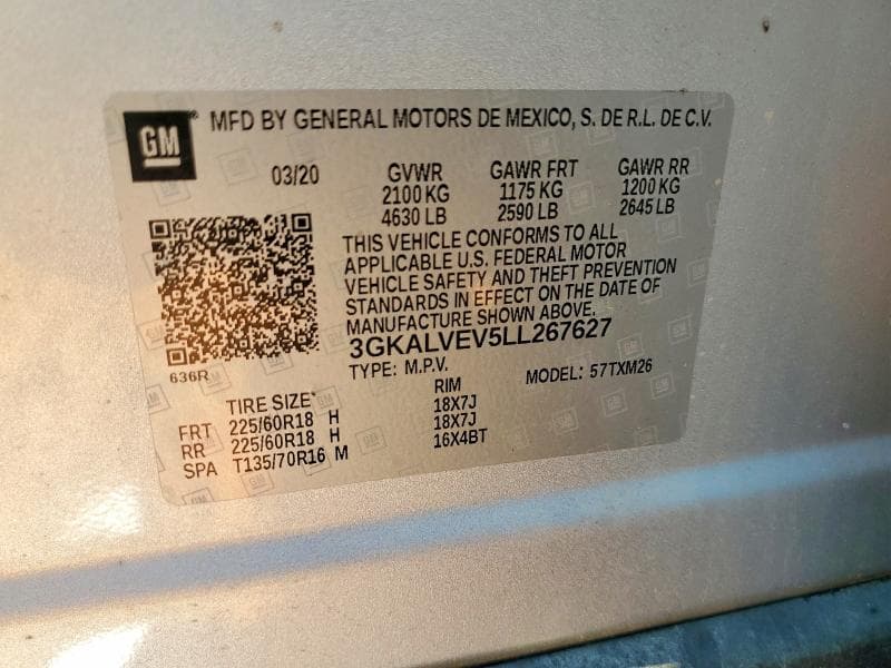 2020 GMC TERRAIN SLT 13