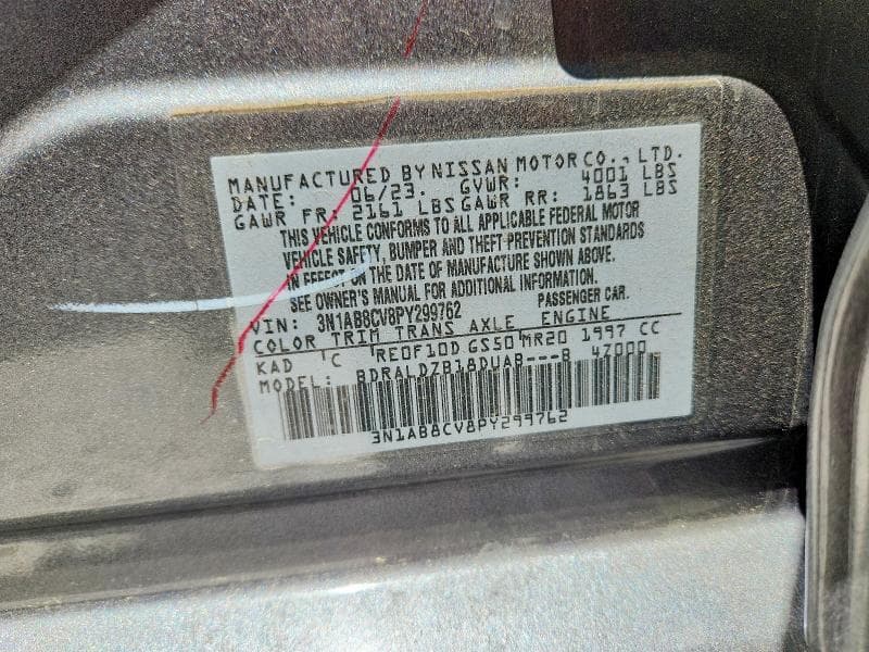 2023 NISSAN SENTRA SV 13