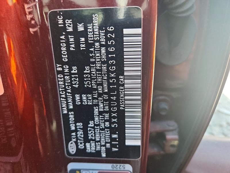 2019 KIA OPTIMA EX 13
