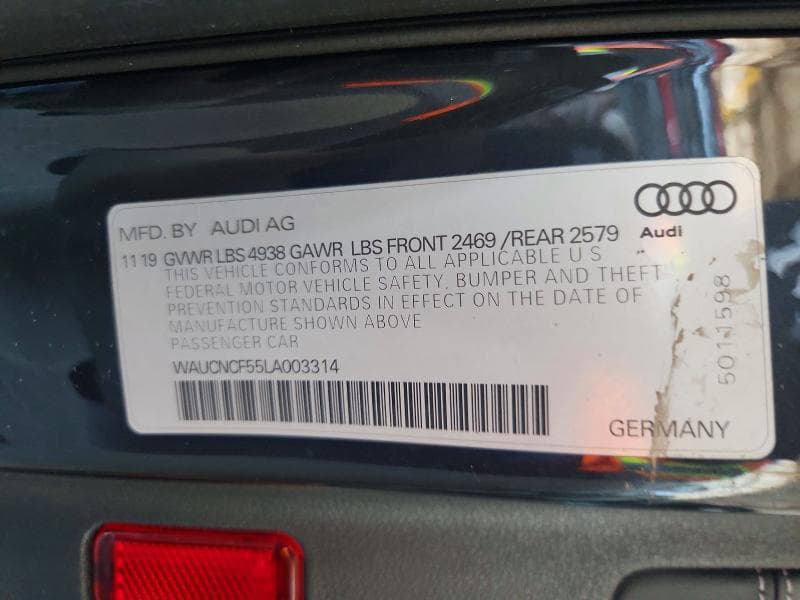 2020 AUDI A5 PREMIUM PLUS 12