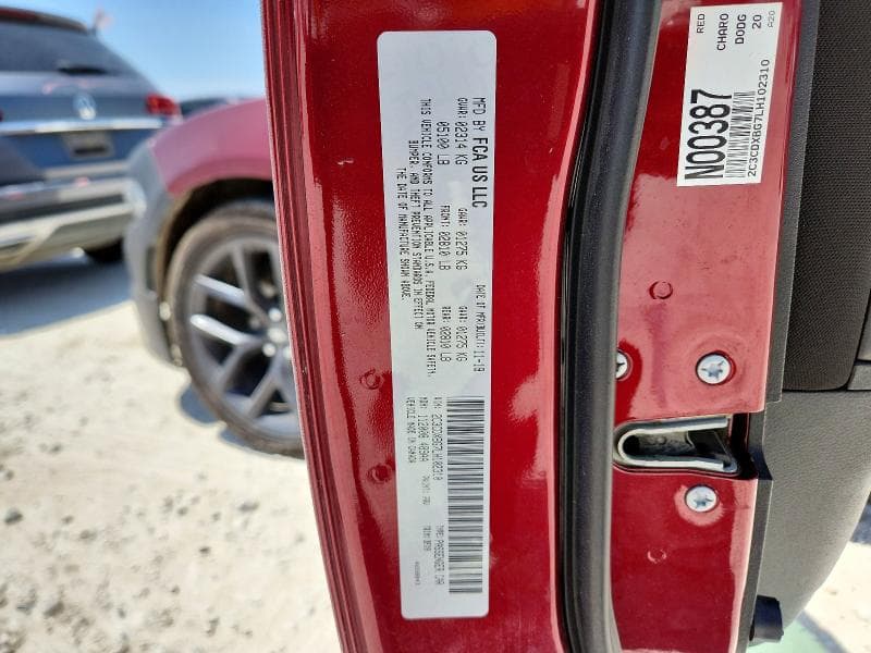 2020 DODGE CHARGER SXT 12