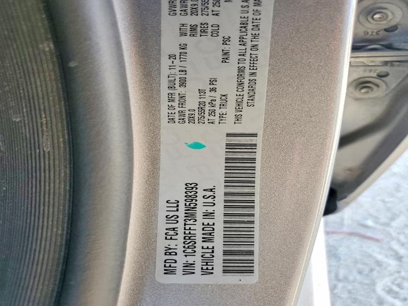 2021 RAM 1500 BIG HORN/LONE STAR 12