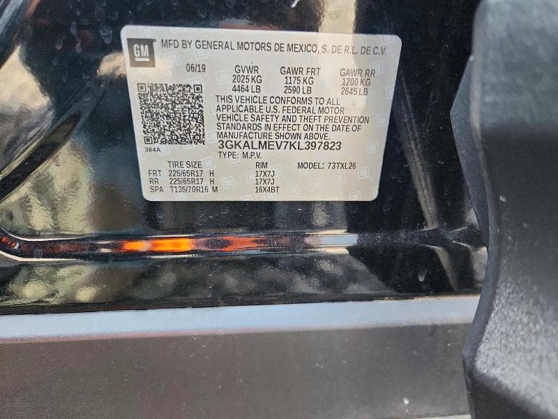 2019 GMC TERRAIN SLE 12
