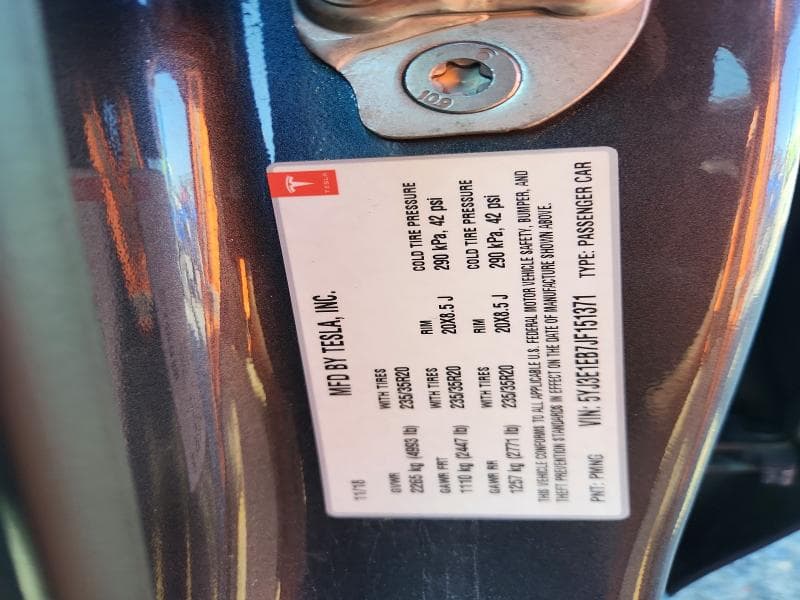 2018 TESLA MODEL 3 12