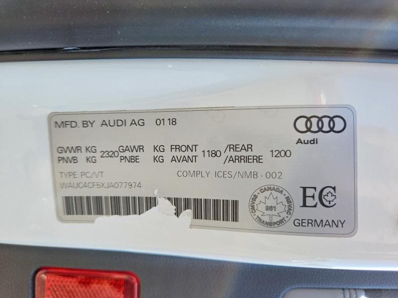 2018 AUDI S5 PRESTIGE 12