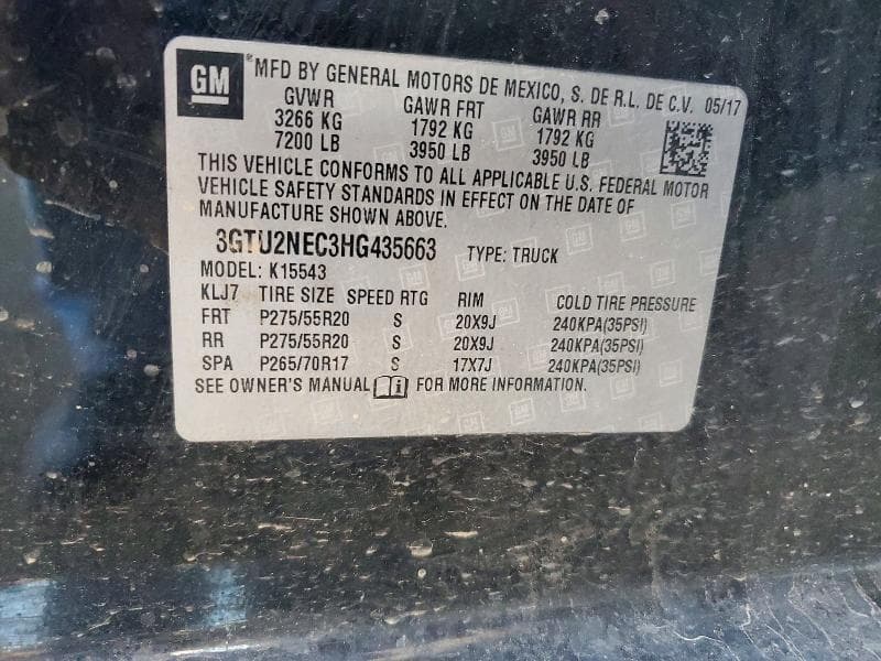 2017 GMC SIERRA K1500 SLT 13
