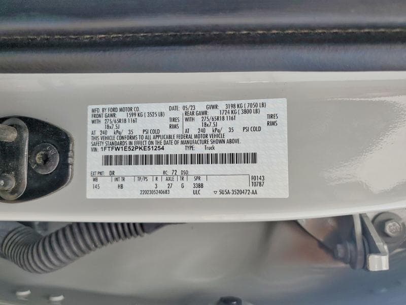 2023 FORD F150 SUPERCREW 12
