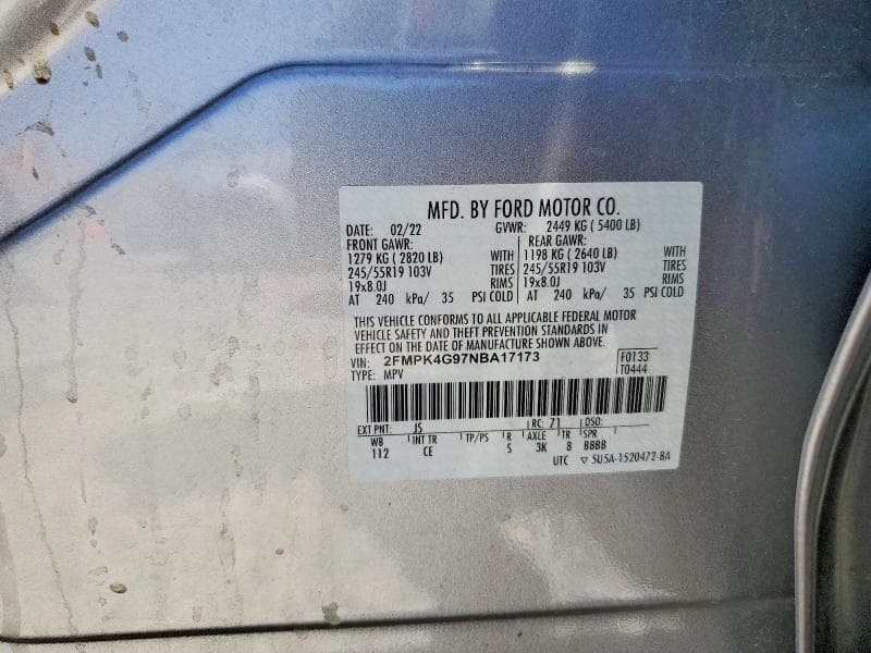 2022 FORD EDGE SE 14