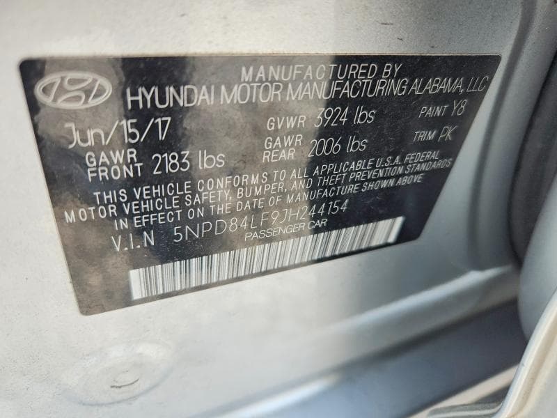 2018 HYUNDAI ELANTRA SEL 12