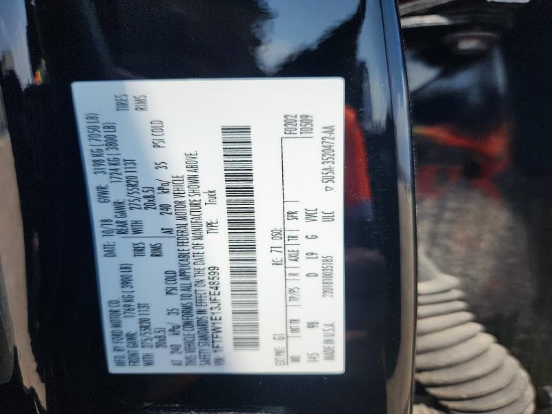 2018 FORD F150 SUPERCREW 12