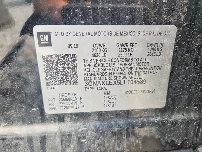 2020 CHEVROLET EQUINOX LT 13