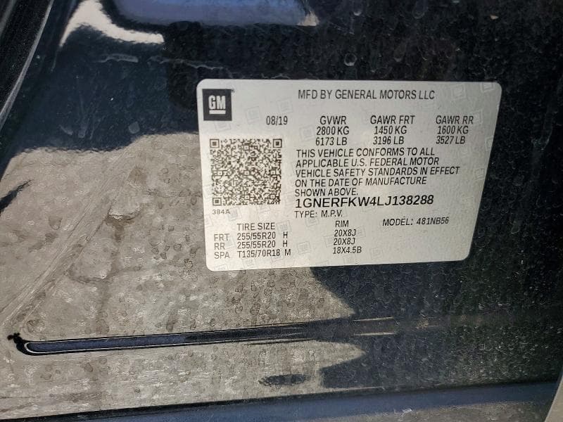 2020 CHEVROLET TRAVERSE LS 14