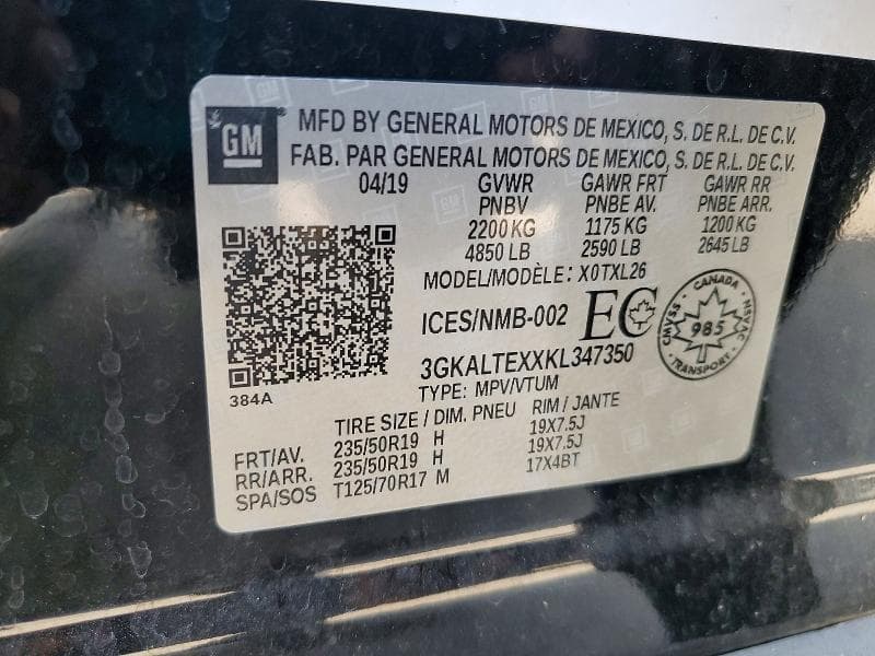 2019 GMC TERRAIN SLE 13