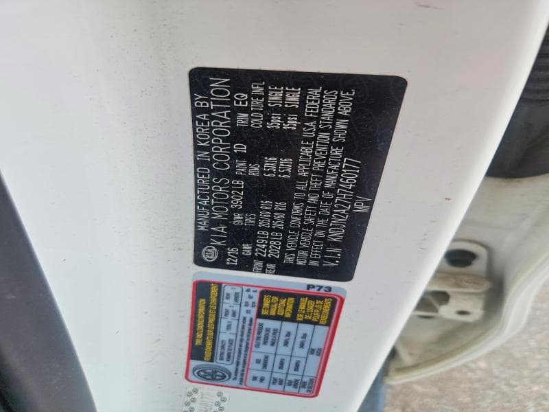 2017 KIA SOUL BASE 14