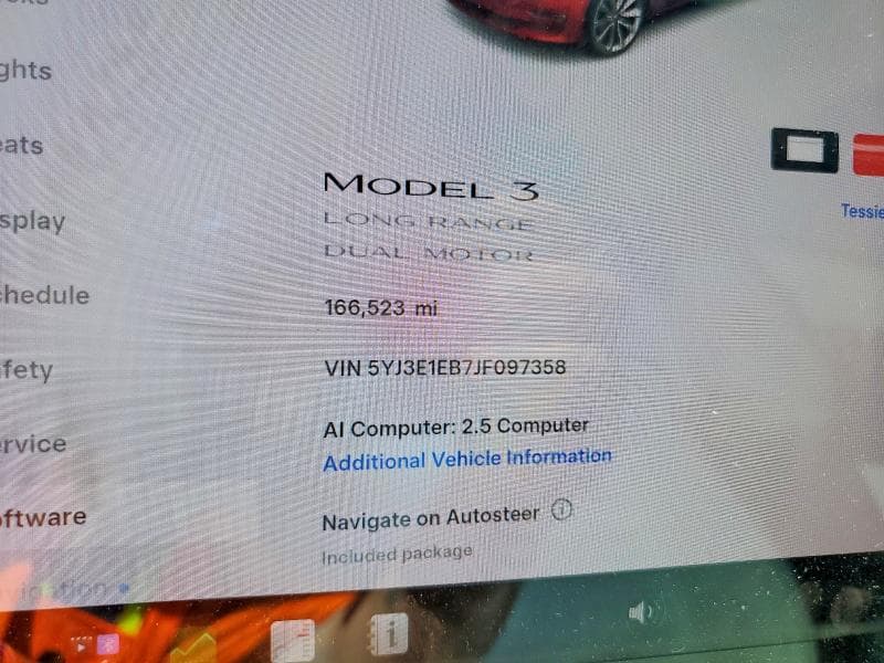 2018 TESLA MODEL 3 9