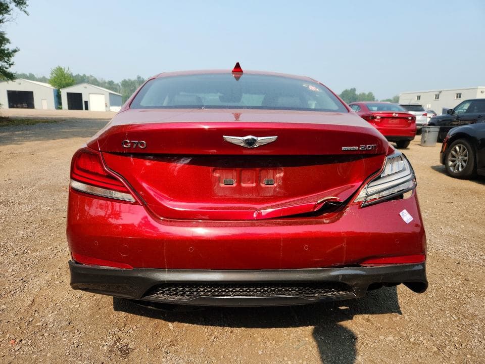 2019 GENESIS G70 2.0T ADVANCED 6