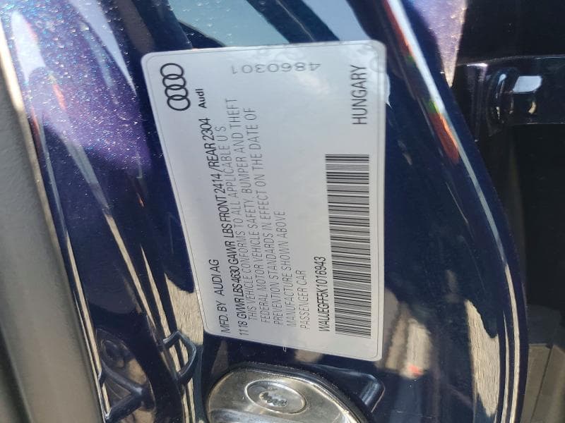 2019 AUDI A3 PREMIUM PLUS 12