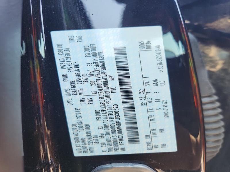 2023 FORD ESCAPE ST LINE 13
