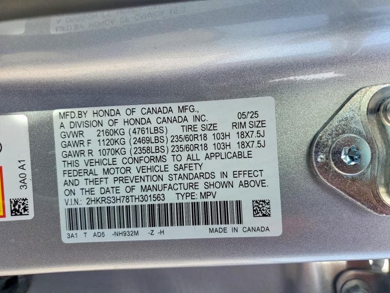 2026 HONDA CR-V EXL 13