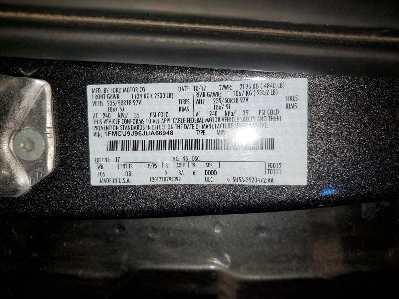 2018 FORD ESCAPE TITANIUM 13