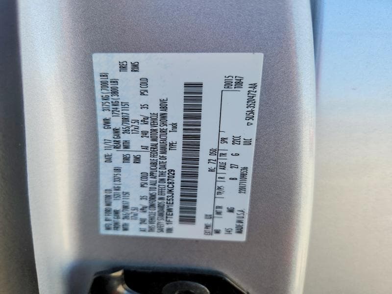 2018 FORD F150 SUPERCREW 13
