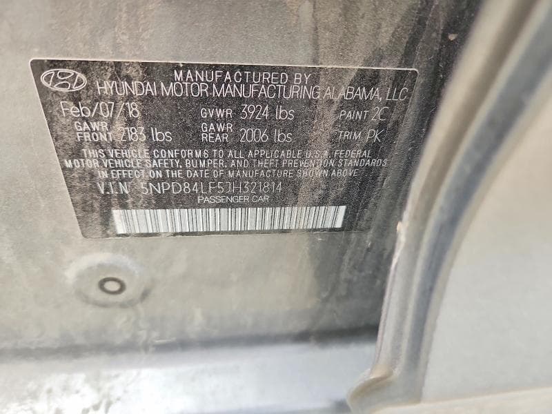 2018 HYUNDAI ELANTRA VALUE EDITION 12