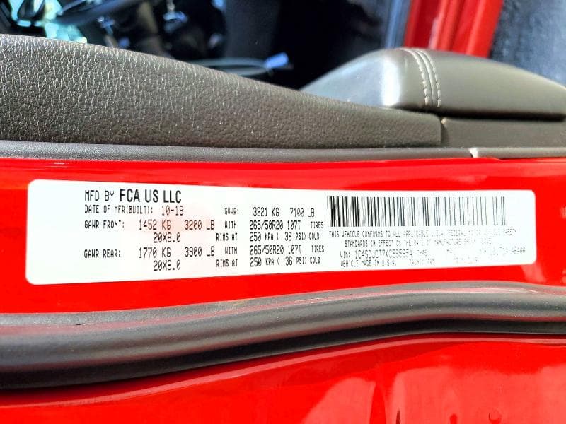 2019 DODGE DURANGO R/T 13