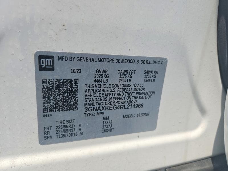 2024 CHEVROLET EQUINOX LT 12