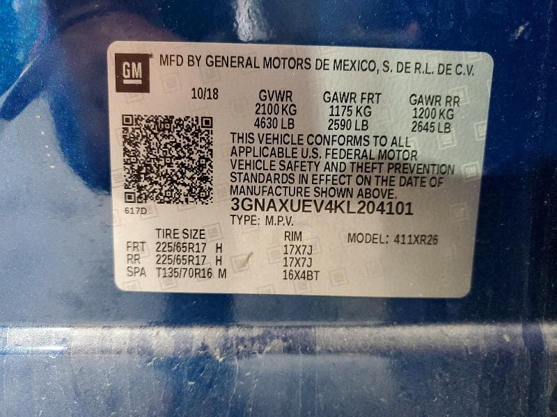 2019 CHEVROLET EQUINOX LT 13