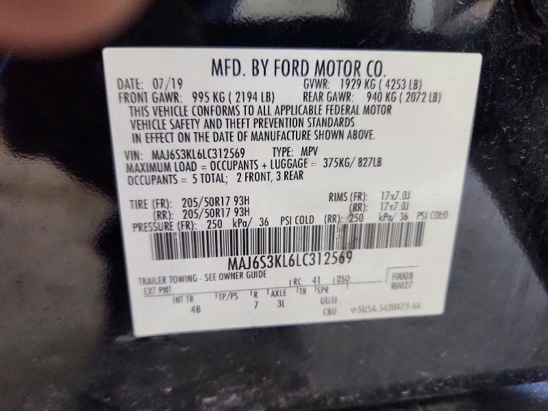 2020 FORD ECOSPORT TITANIUM 13