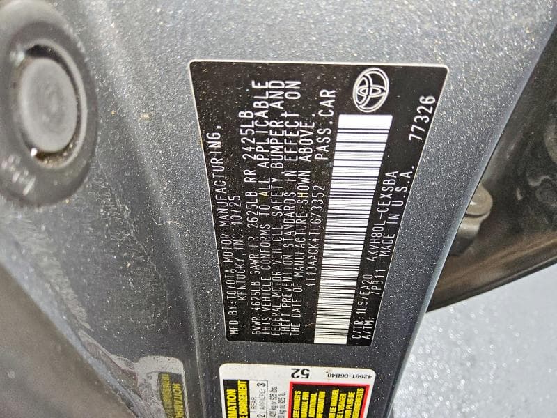 2026 TOYOTA CAMRY SE 12