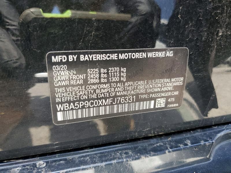 2021 BMW 330XE 12