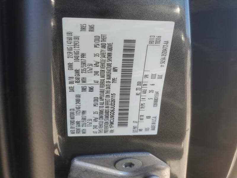 2018 FORD ESCAPE SE 13