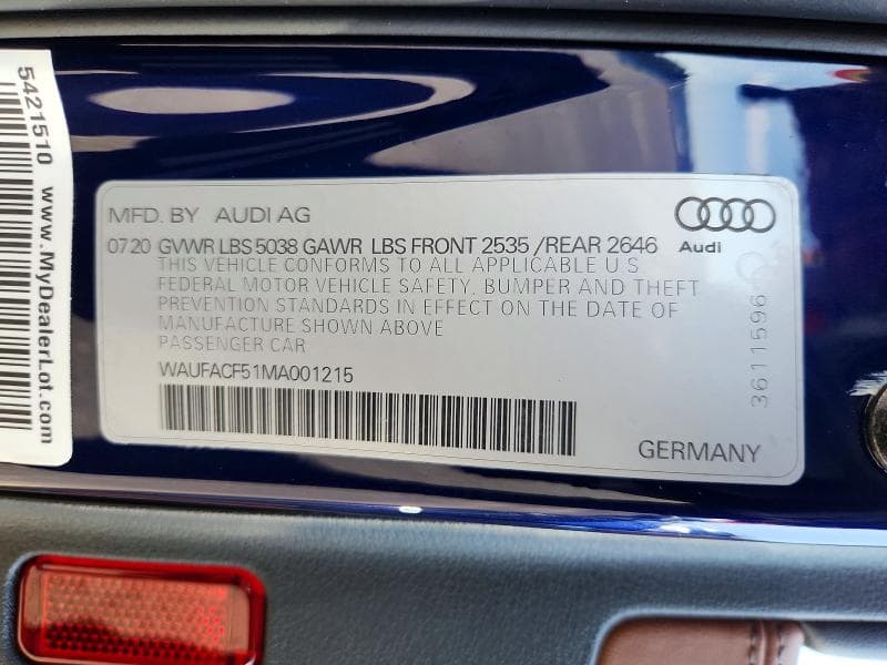2021 AUDI A5 PREMIUM PLUS 45 13