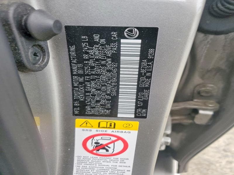 2019 LEXUS ES 350 13