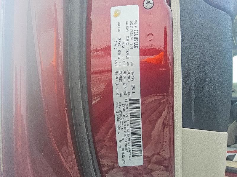 2018 CHRYSLER PACIFICA TOURING L 13