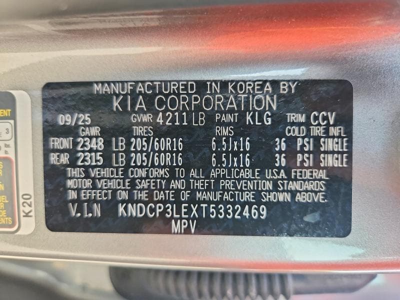 2026 KIA NIRO LX 14
